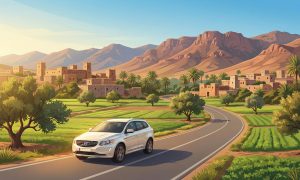 car rental Agadir to Taroudant