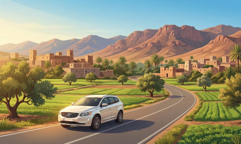 car rental Agadir to Taroudant